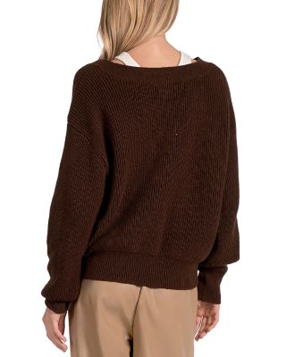 Deep V Neck Sweater