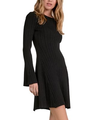 Ribbed Knit Mini Dress