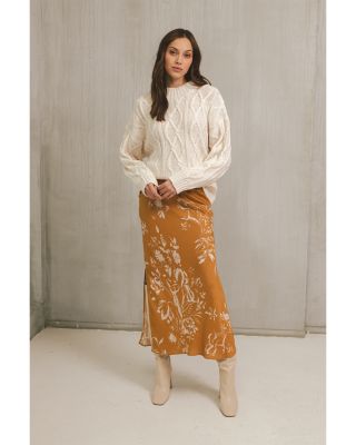 Cable Knit Crewneck Sweater