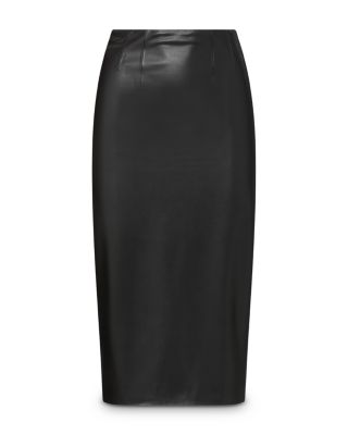Holmes Faux Leather Skirt
