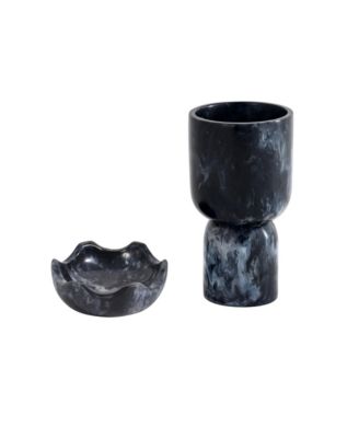 Platform Swirl Resin Kiddush Cup