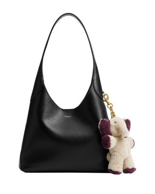 Ellie Elephant Bag Charm in Shearling