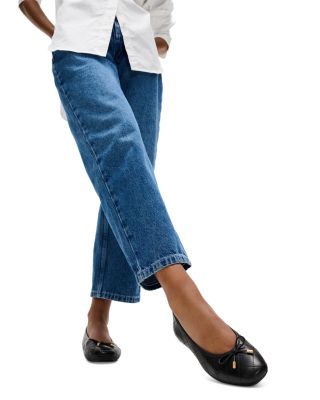 Women&#39;s Delicato Bow Quilted Ballet Flats