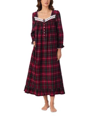 Long Sleeve Cotton Flannel Ballet Nightgown