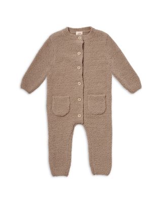Unisex Fuzzy Long Sleeve Jumpsuit - Baby