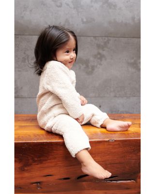 Unisex Fuzzy Long Sleeve Jumpsuit - Baby