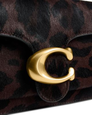 Tabby Shoulder Bag 26  in Leopard Print Calf Hair