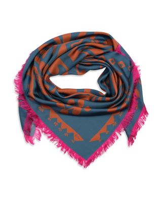 Park Paisley Oversized Silk Scarf