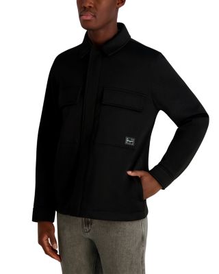 Twill Collared Shirt Jacket