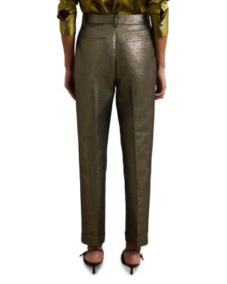 Petites Sparkle Tapered Pants