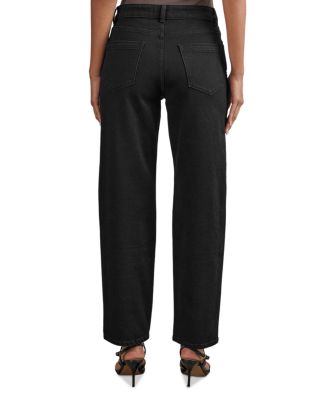 Selin Straight Leg Jeans in Black