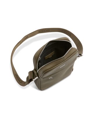 Zair Leather Crossbody Bag