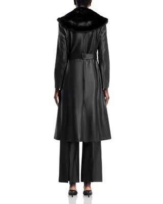 The Veda Faux Leather Coat