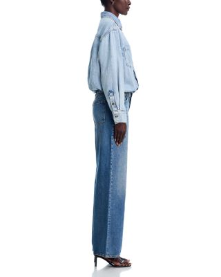 Denim Shirt Jumpsuit