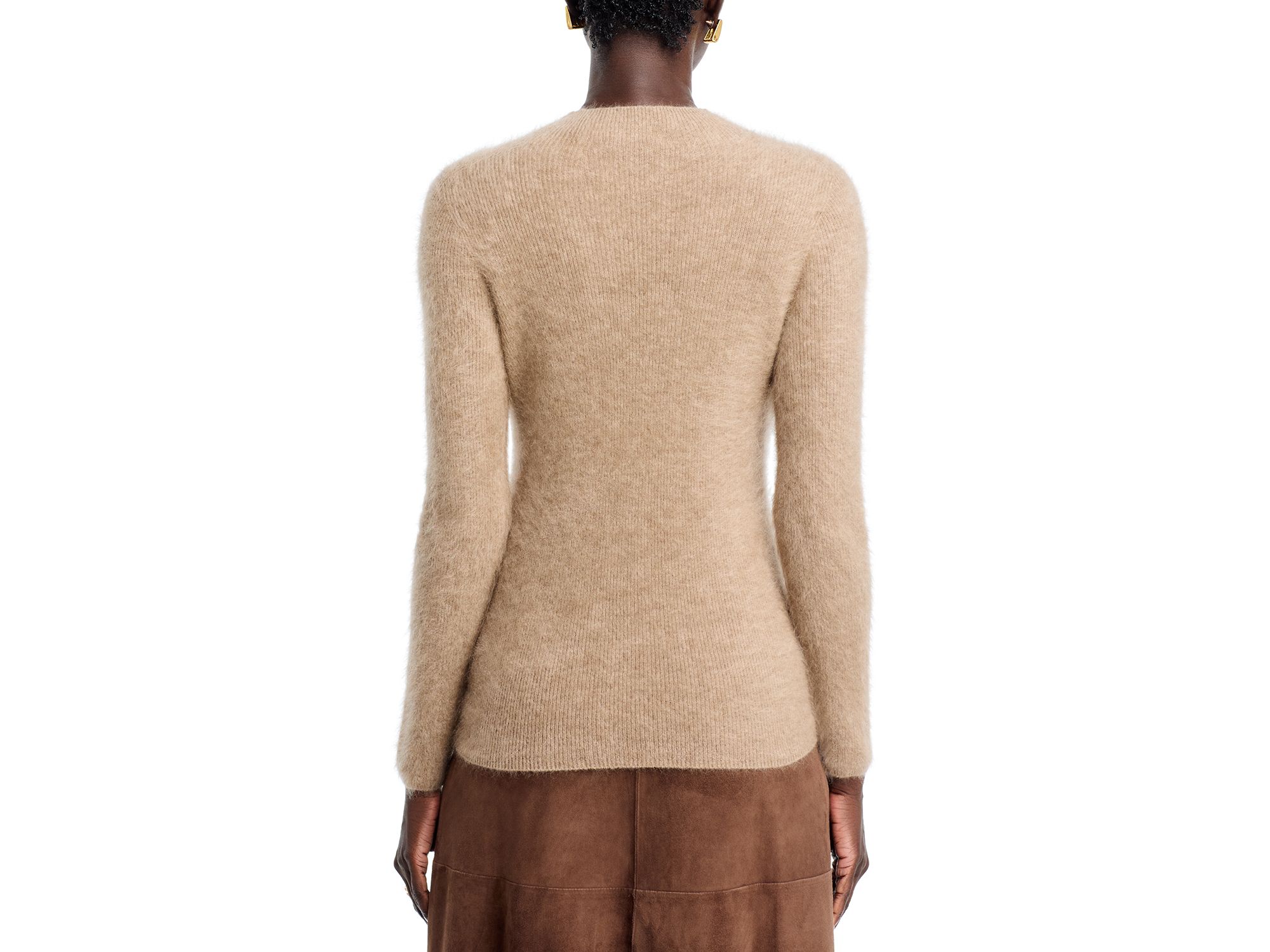 The Miley Cashmere Mock Neck Sweater — Image 3