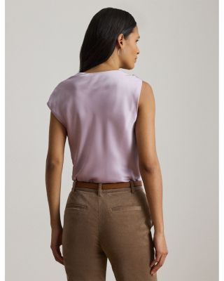 Charmeuse Asymmetrical Blouse