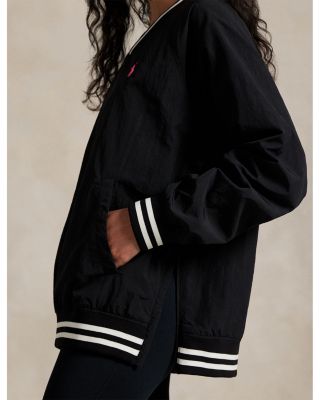 Unisex Pink Pony V-Neck Pullover