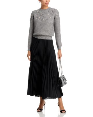 Floral Embroidered Sweater 