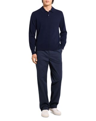 Goris Cashmere Long Sleeve Polo Sweater