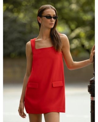 Whisper Square Neck Mini Dress