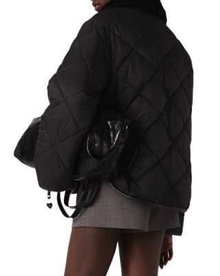 Reversible Sequin Puffer Jacket