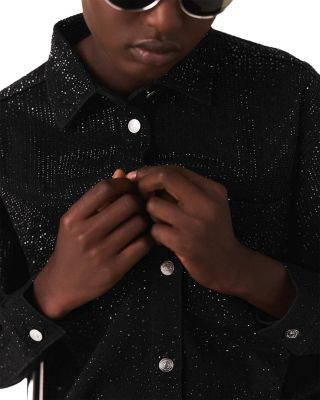 Embellished Denim Shirt