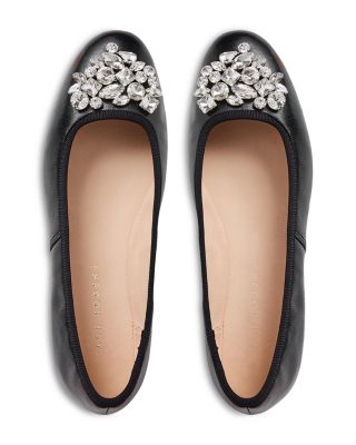 Women&#39;s Ellina Embellished Leather Ballet Flats