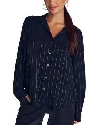 Lurex Stripe Clean Shirt