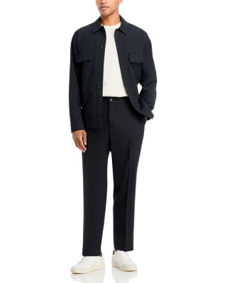 Performance Wool Drawstring Trousers with Elasticated Waistband