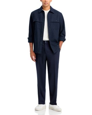 Performance Wool Drawstring Trousers with Elasticated Waistband