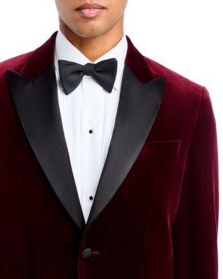 Velvet Satin Peak Slim Fit Dinner Jacket