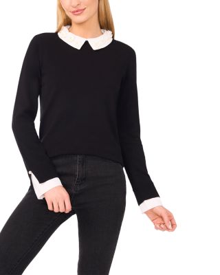 Embellished Collar Sweater