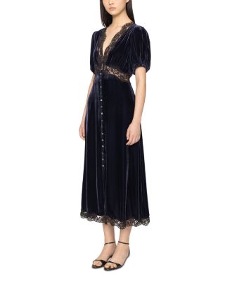 Clarice Puff Sleeve Midi Dress