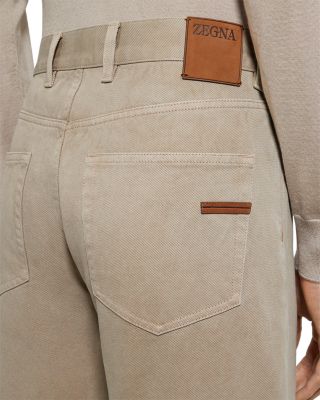 Stretch Cotton & Cashmere Roccia Pants