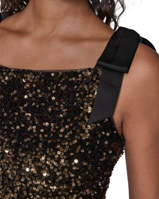 Sequinned Velvet Dress