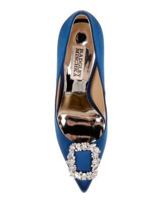 Women's Cher Crystal Buckle Pumps