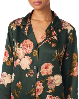 Long Sleeve Notch Collar Pajama Set