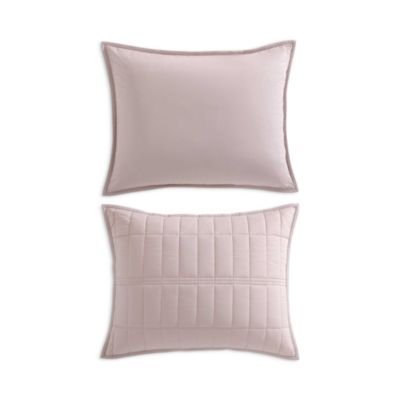 Washed Percale Solid 3 Piece Quilt Set, King