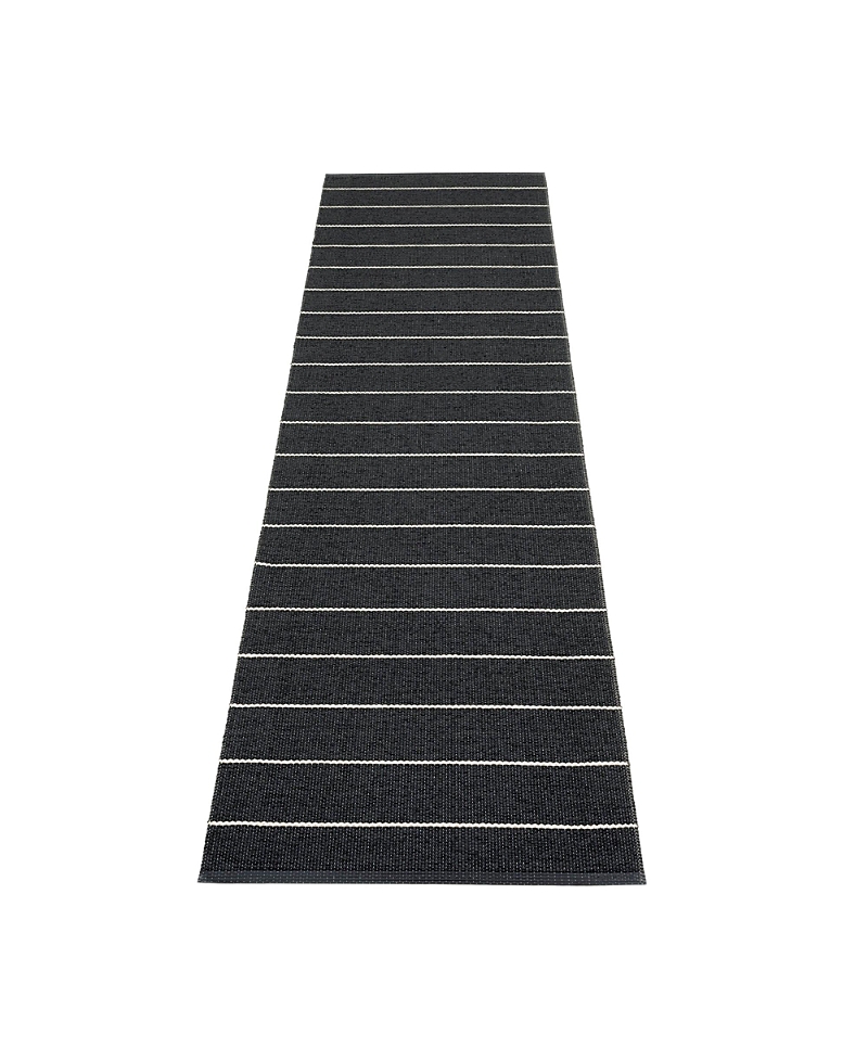 Pappelina Carl Rug, 27 X 105 In Black
