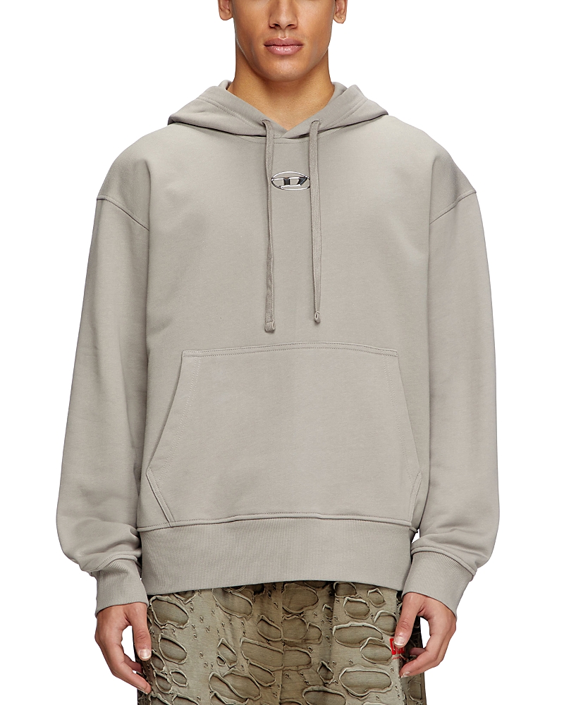 Diesel S-Macs-Hood-Od Cotton Hooded Sweatshirt