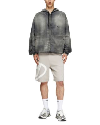 P-Crow-Bleach Cotton TK&amp;quot; Shorts