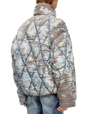 W-Kons Quilted Denim Jacket