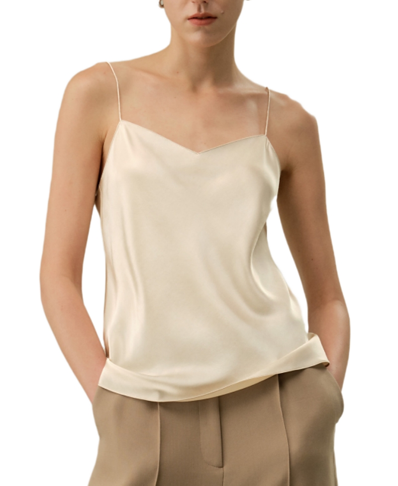 Lilysilk Chic Minimal Silk Cami