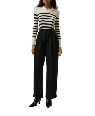 Striped Ultra-fine Merino Wool Sweater