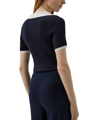 Timeless Mei Silk Knit Polo