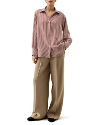 Oversized Striped Shirt