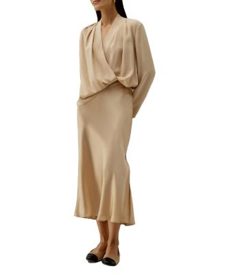 Cr&ecirc;pe de Chine Long Sleeve Blouse