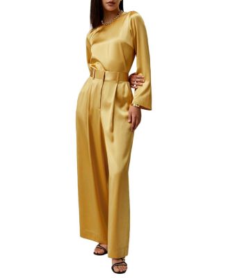 Minimalist Long Sleeve Silk Top