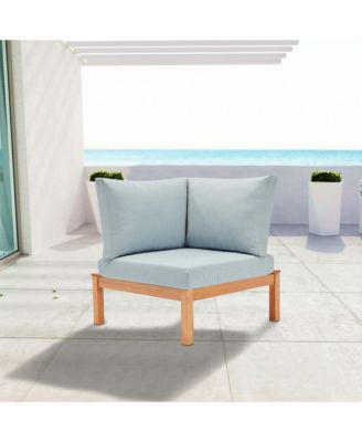 Freeport Karri Wood Sectional Sofa Outdoor Patio Corner Chair