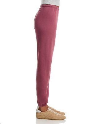 Cotton Logo Sweatpants in Roses